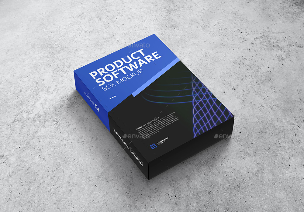 204+ Software Box Mockup Generator PSD PNG Include